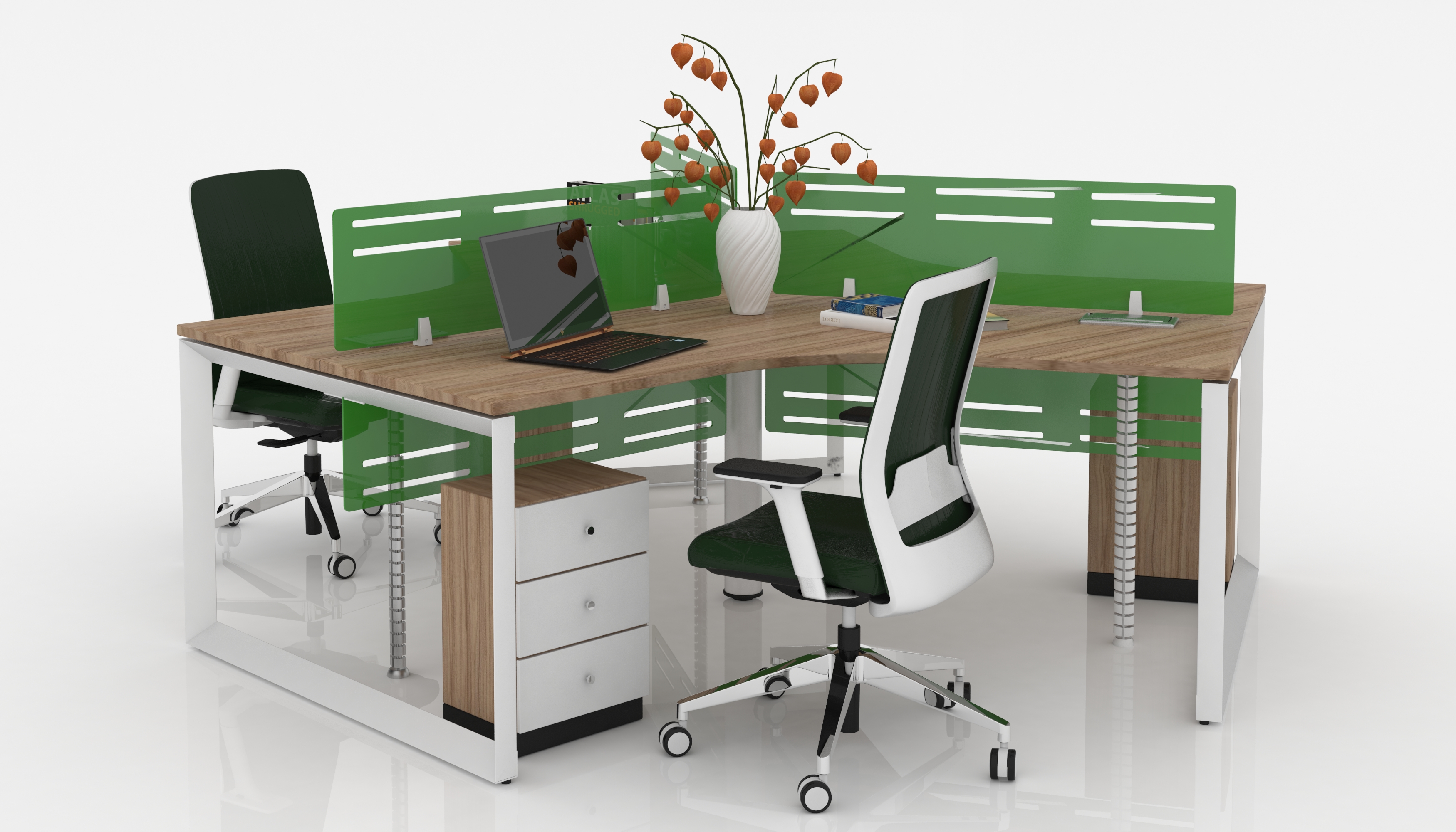 Chân tam giác quỳ 3 chổ ngồi- bàn 120 độ