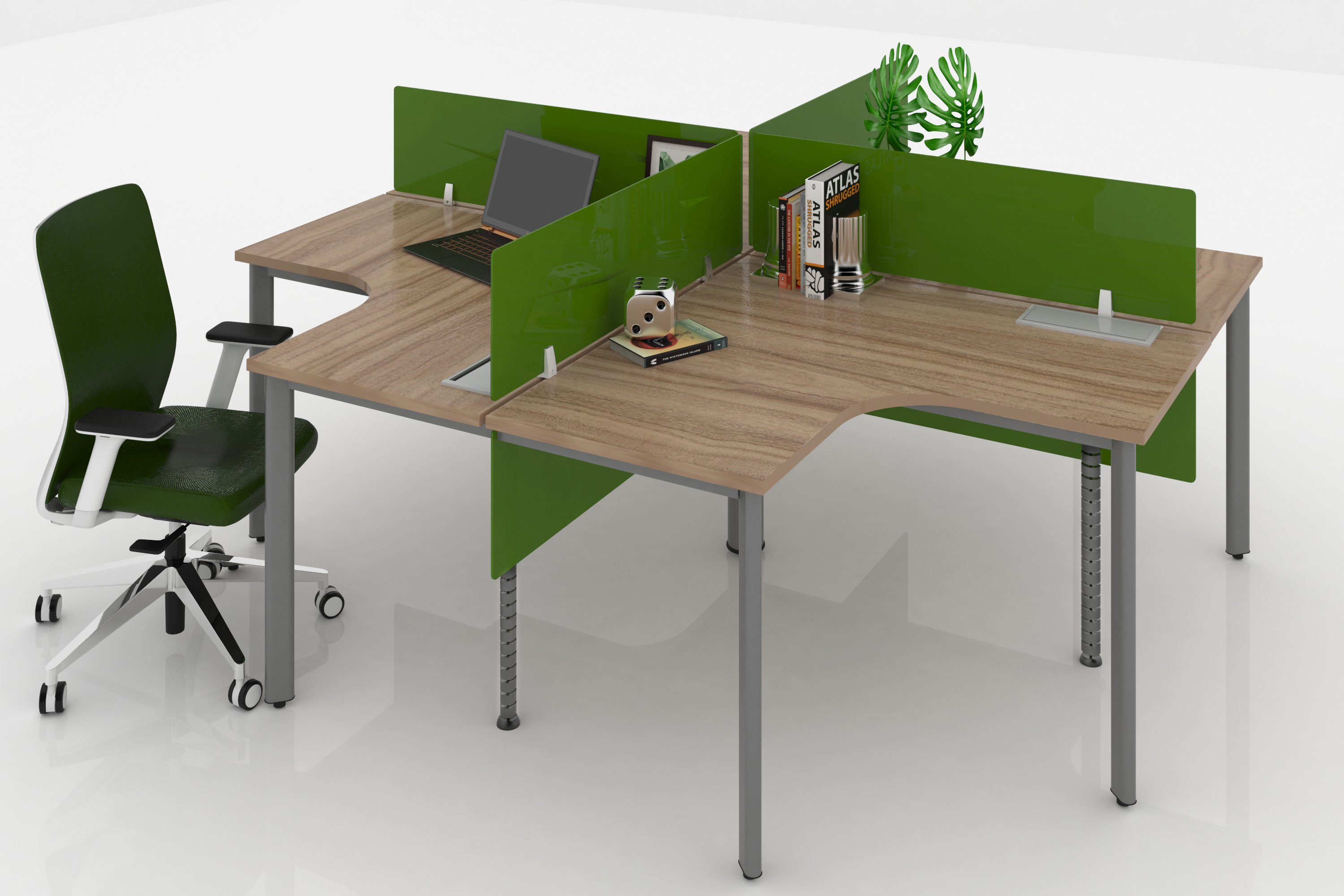 Chân Oval 4 chổ ngồi- 4 người 4 góc