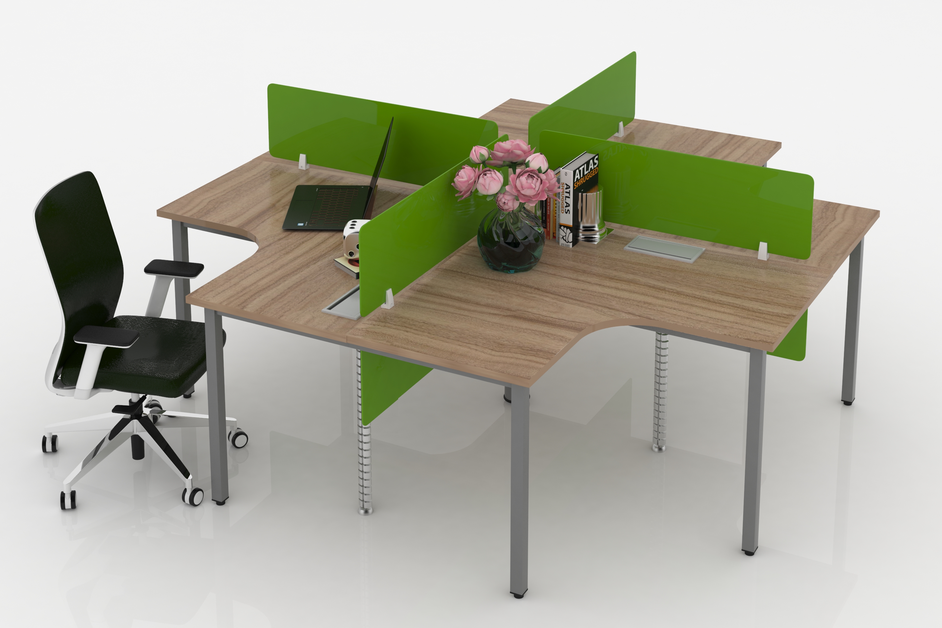 Chân vuông 4 người ngồi 4 góc (2400 x 2400 - 2800 x 2800)