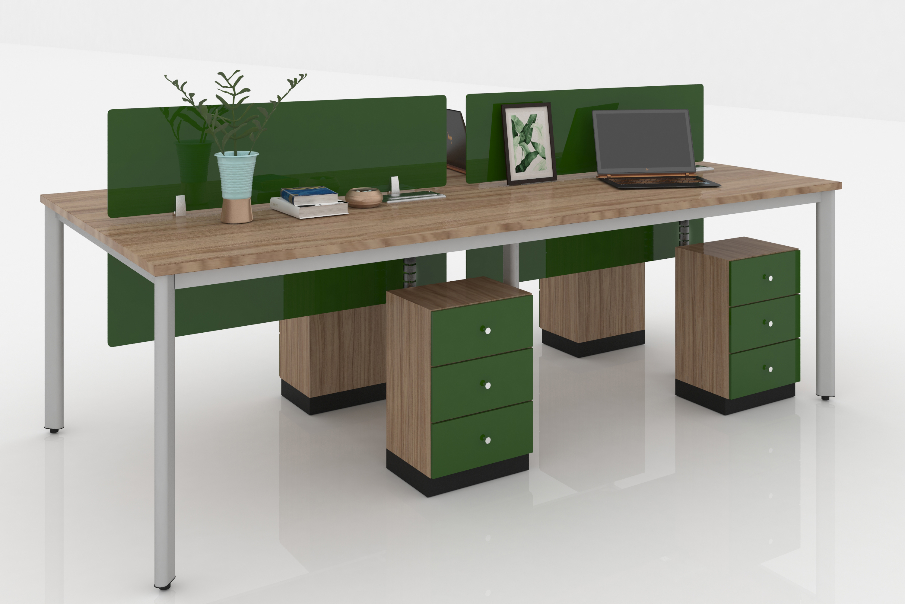 Chân bàn Oval 4 chổ ngồi (1200 x 2400 & 1200 x 2000)