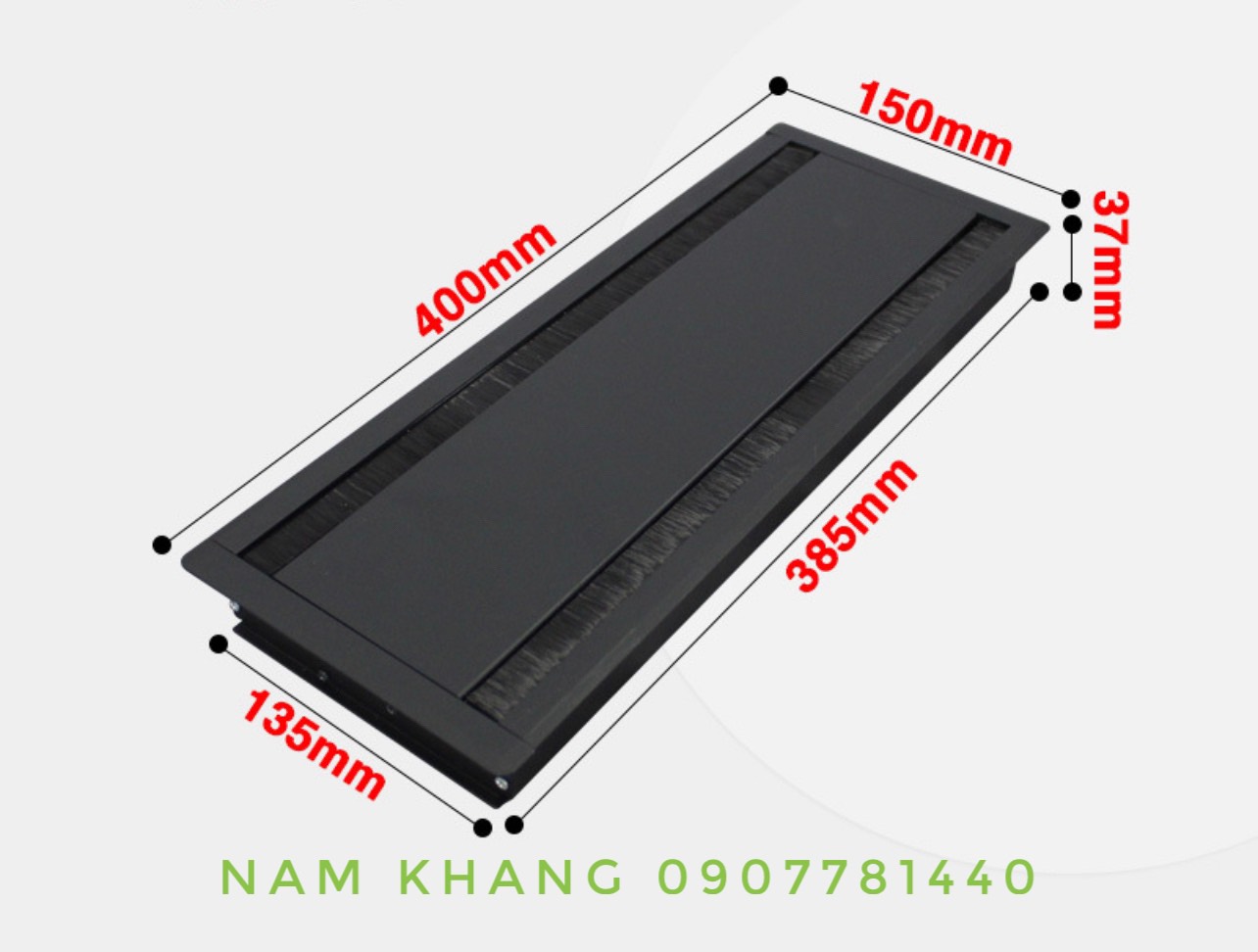 A44 (400x150 - Màu đen)