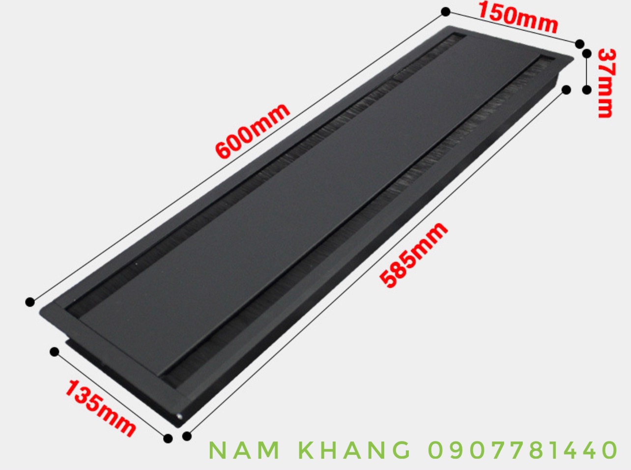 A44 (600x150 - Màu đen)