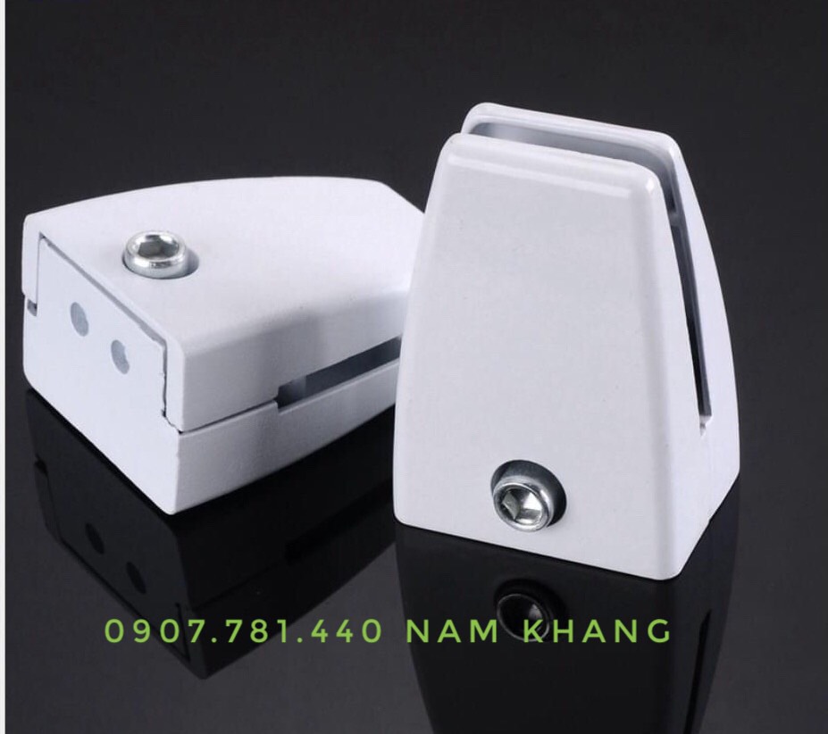 kẹp kính giữa bàn (Màu trắng) A8