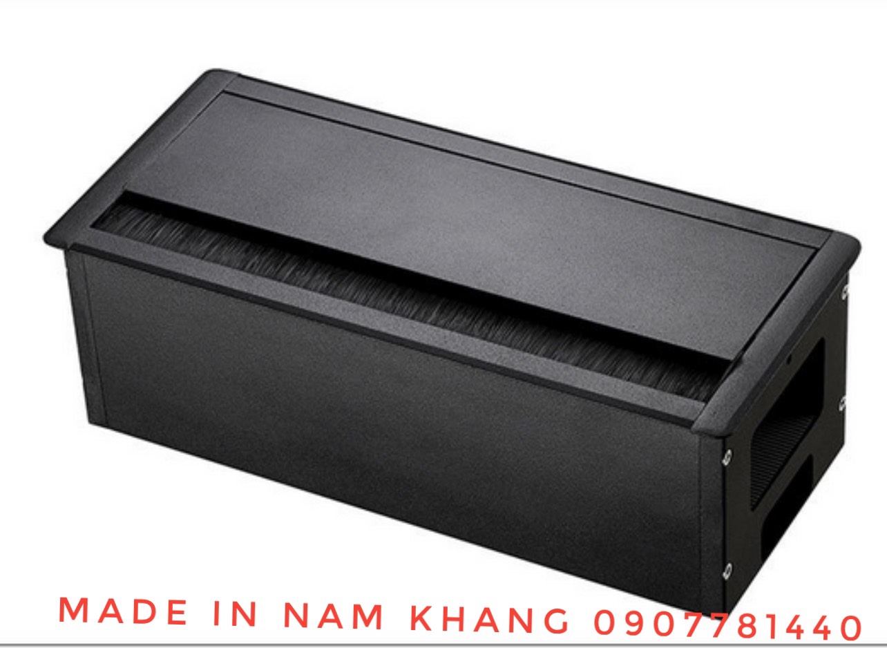 Hộp điện bàn họp A35 màu đen (300X135)