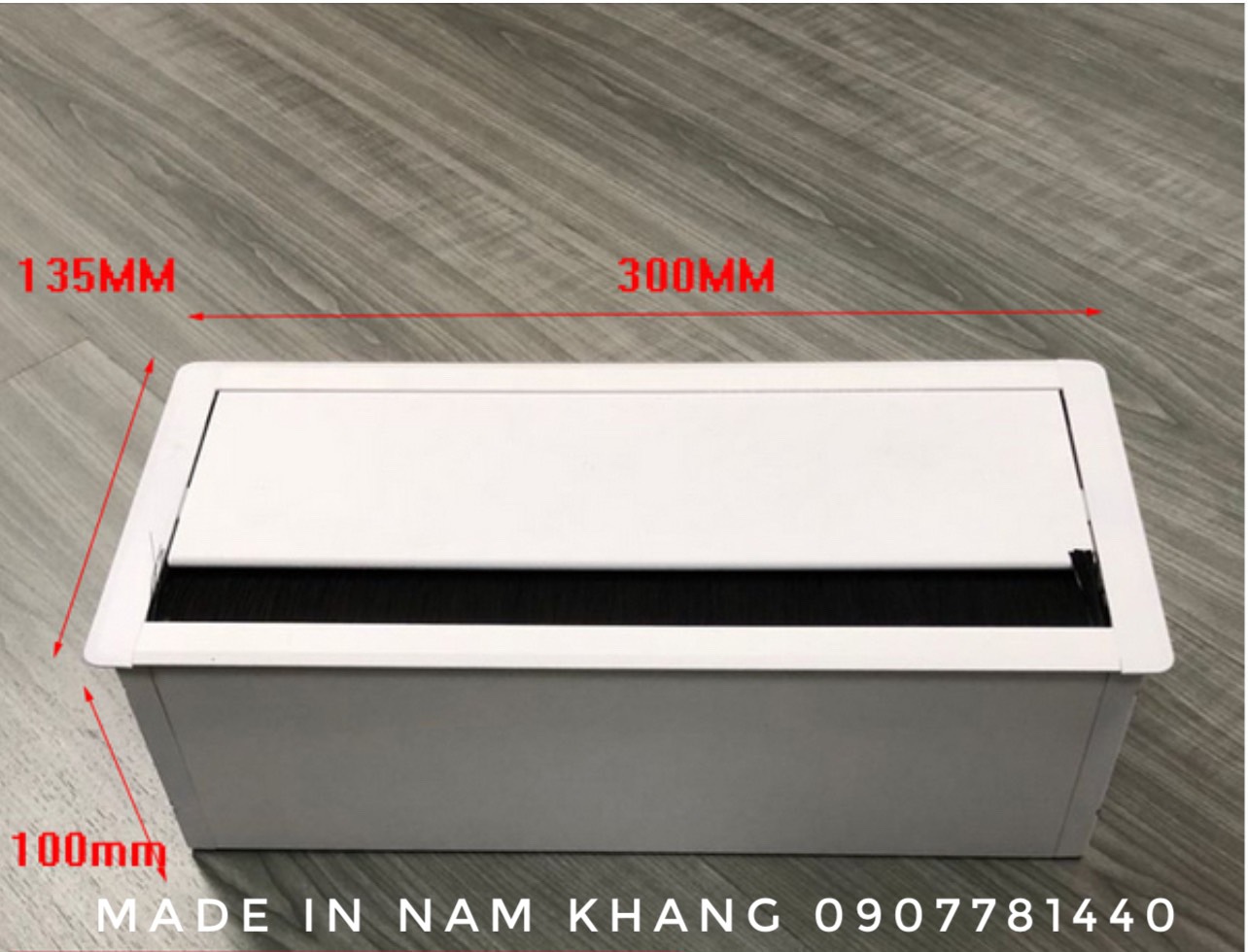 Hộp điện bàn họp A33 màu trắng (300X135)