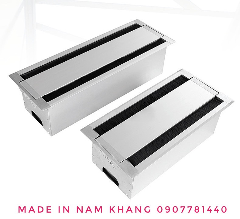 Hộp điện bàn họp mở 2 bên A3 (400 x 145)