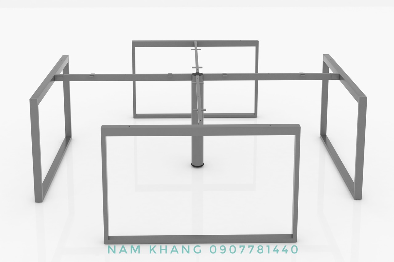 Khung chân 25x50 4 chổ ngồi 4 góc (2400 x 2400 & 2800 x 2800)