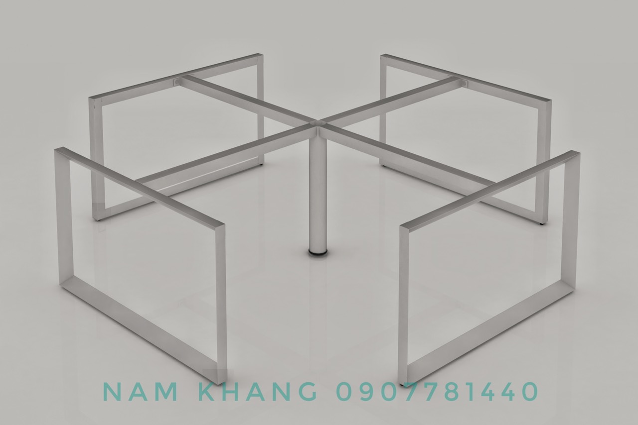 Khung chân tam giác quỳ 4 chổ ngồi - bàn 4 góc ( 2400 x2400 & 2800 x 2800)