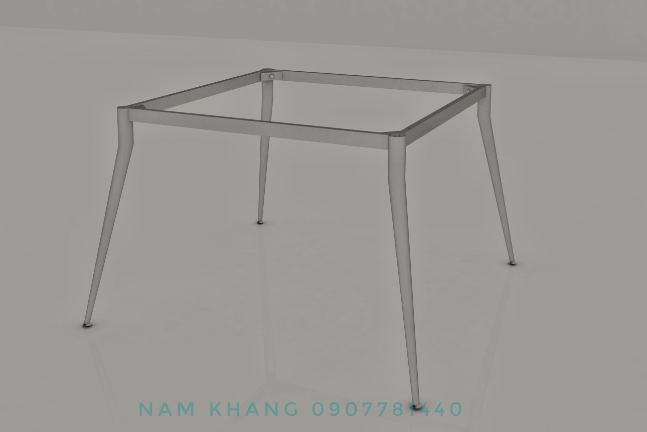 Khung chân côn 1 tầng cho 2 người ngồi ( 1200 x 1200 & 1400 x 1400)