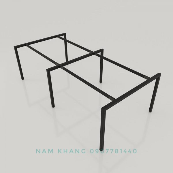 Khung chân vuông 4 người ngồi đối diện ( 1200 x 2400 & 1200 x 2000)